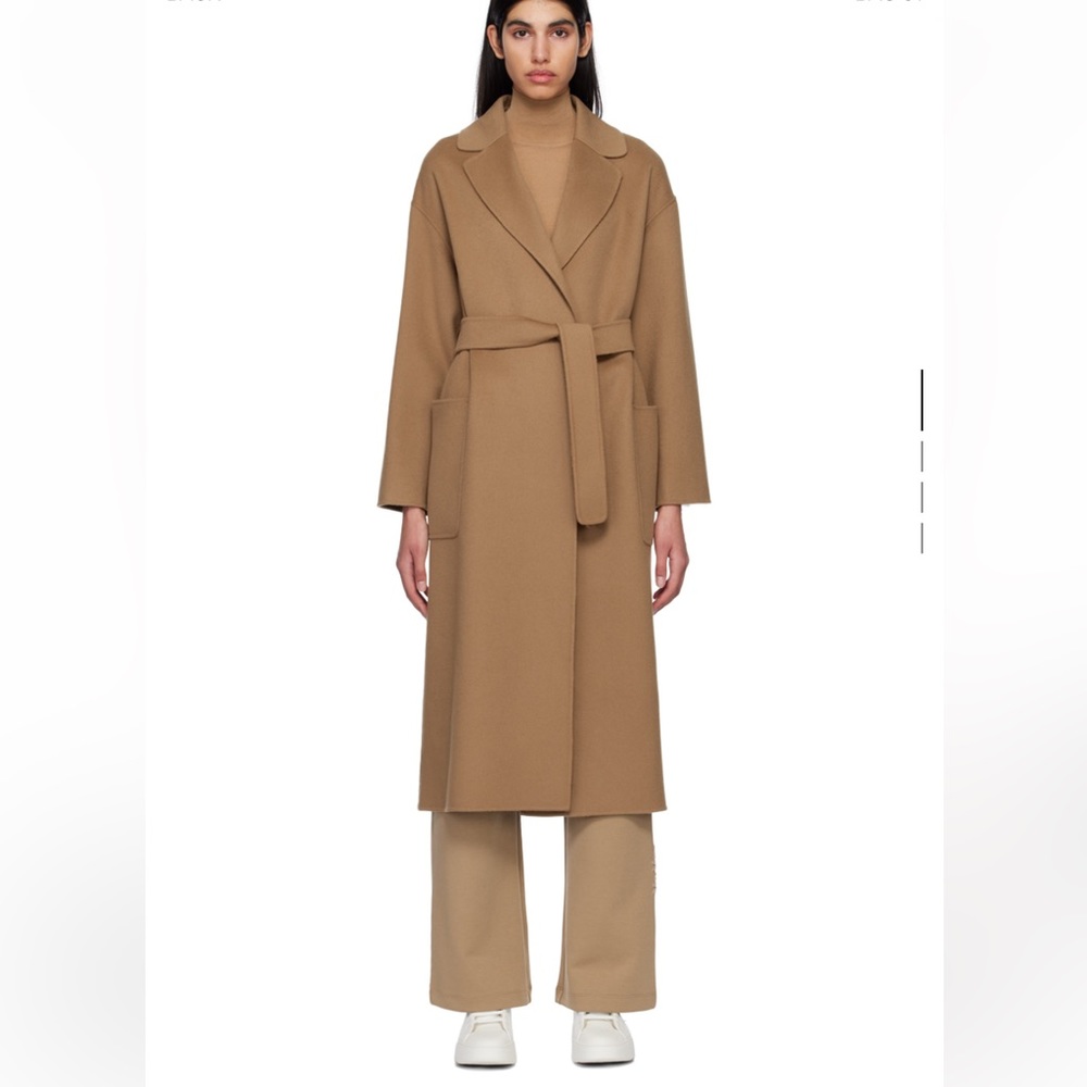 ‘S Max Mara Tan Nina Coat